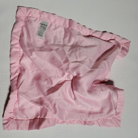 New Carter's Snuggle Buddy Security Blanket Soft White Pink Unicorn Horn NWT BB6 - Picture 8 of 10